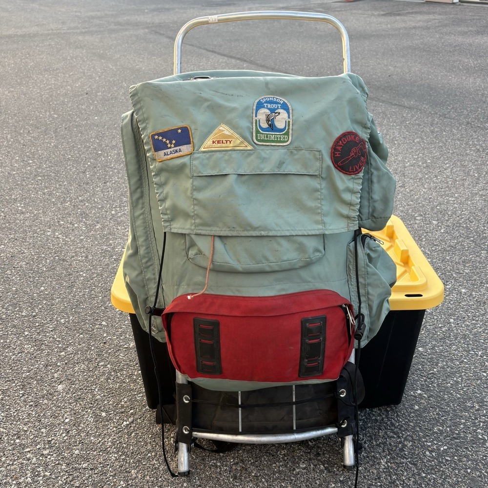 Vintage 70s KELTY Tioga External Frame Adjustable Backpack Hiking USA Made